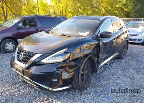2019 Nissan Murano Platinum z USA, uszkodzony, nr VIN 5N1AZ2MS7KN144633